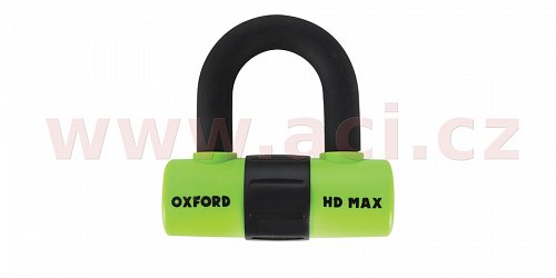 zámek U profil HD Max, OXFORD (zelený/černý, průměr čepu 14 mm)